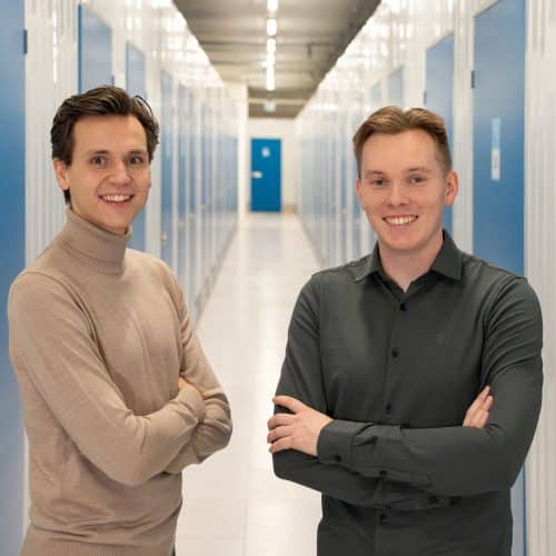 Oprichters Storage Share Julian Doorten links en Niels van Eckrechts