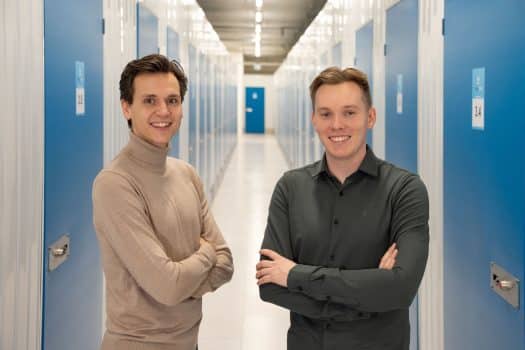 Oprichters Storage Share Julian Doorten links en Niels van Eckrechts